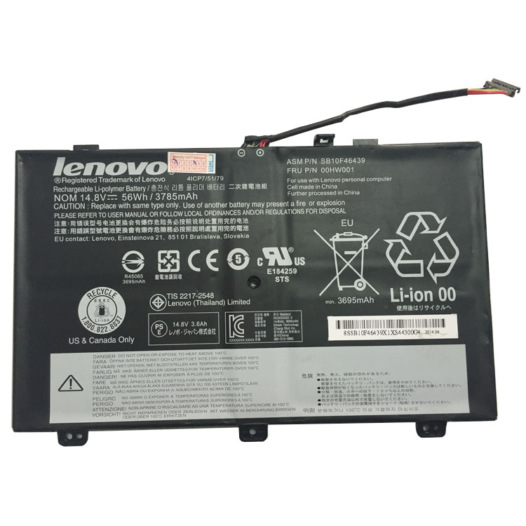 ThinkPad S3 Yoga 14 notebook battery