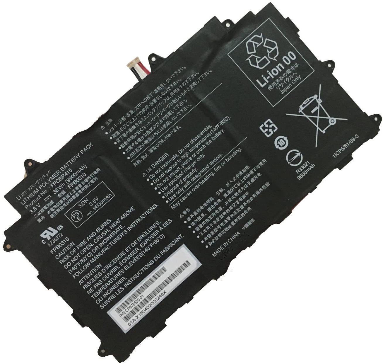 Fujitsu Stylistic Q584H Series Tablet notebook battery