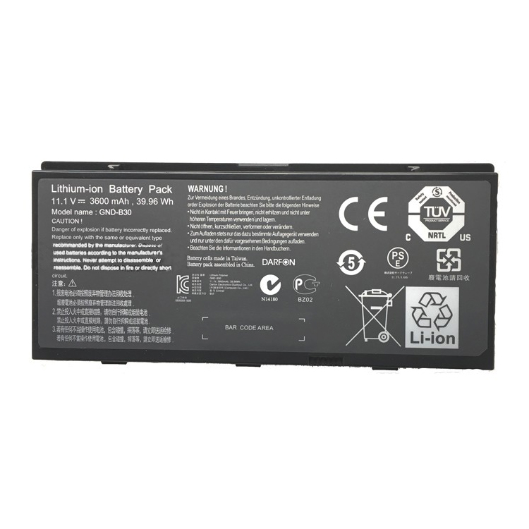 Gigabyte M1405 notebook battery