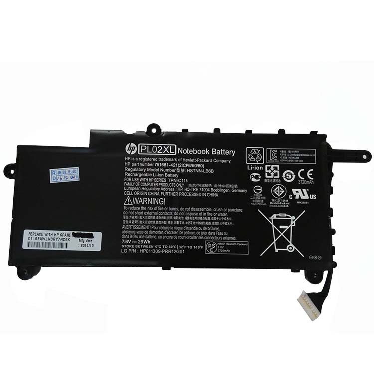 PL02XL laptop battery